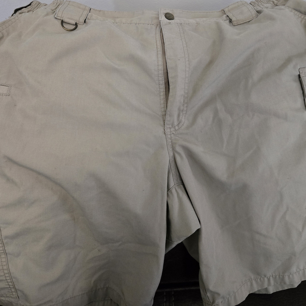 2 Pair For 60 OBO 5.11 Tactical Tan And Black Cargo Shorts Lightweight